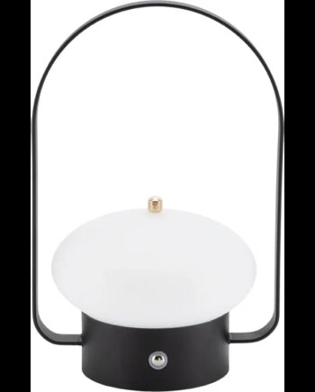 Securit Led Bordlampe Barcelona Sort  Hvid