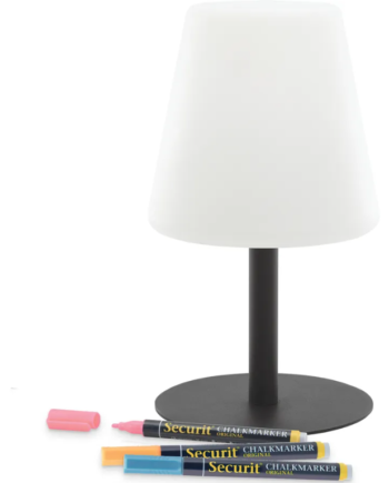 Securit Led Bordlampe Mimi Med Chalkmarkers