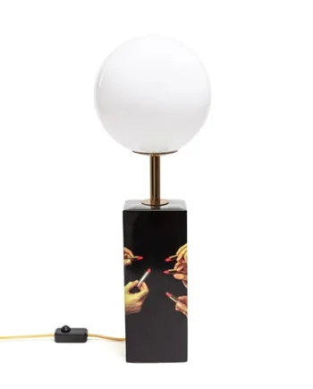 Seletti Bordlampe Black Lipsticks