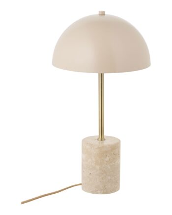 Sheffield Bordlampe Bordlampe Marmor Metal Beige