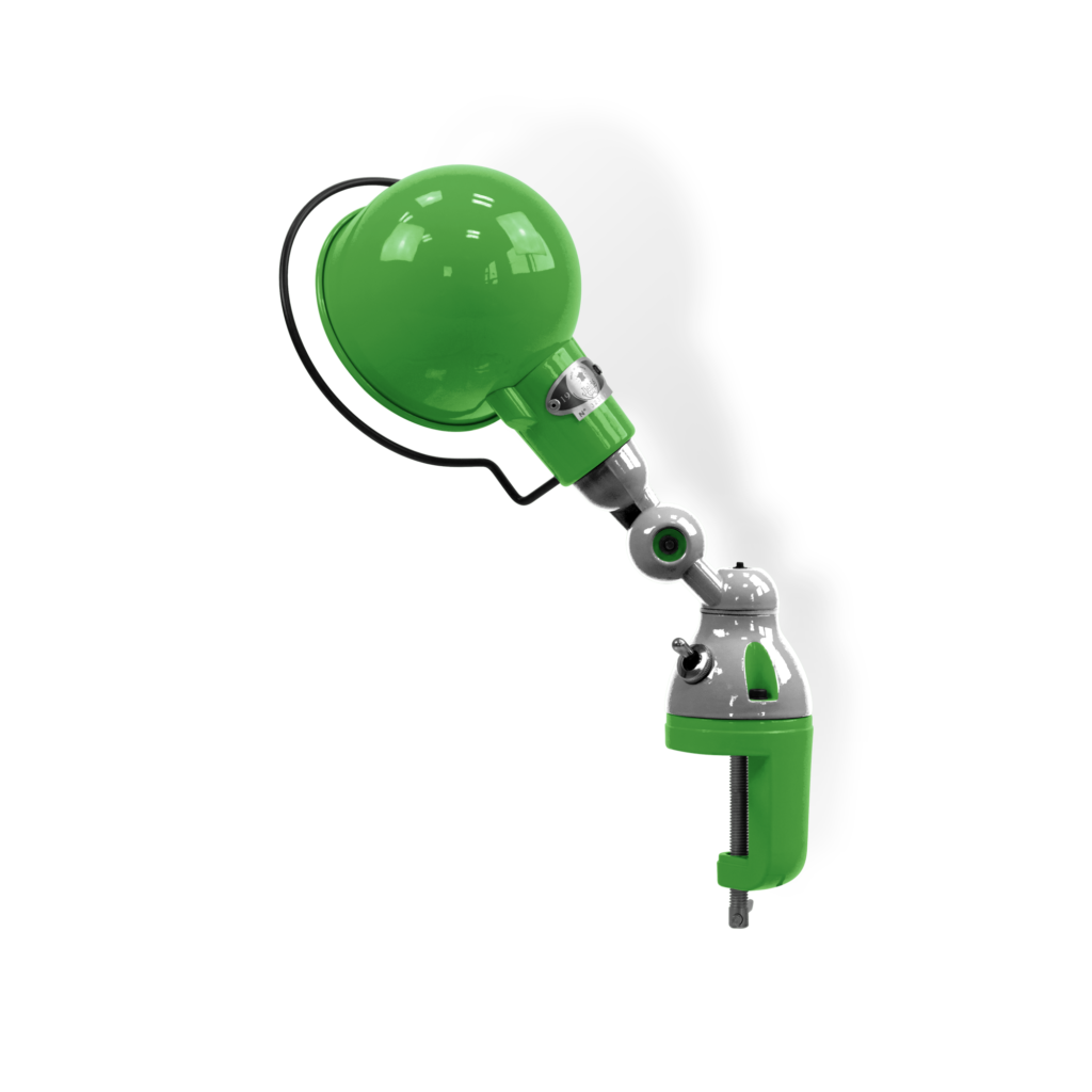 Signal Si302 Bordlampe Klemme Fra Jield Apple Green Blank Poleret