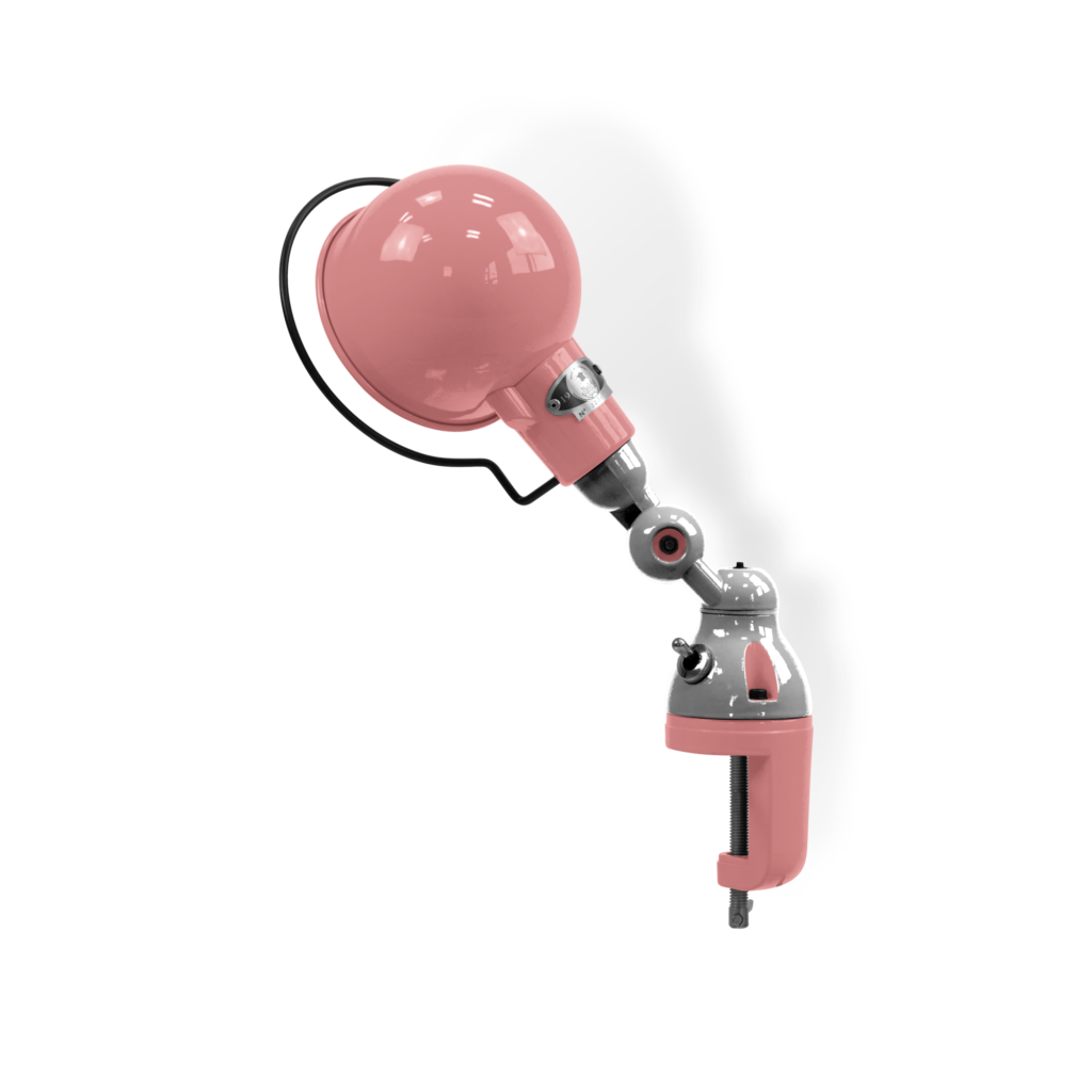 Signal Si302 Bordlampe Klemme Fra Jield Old Pink Blank Poleret