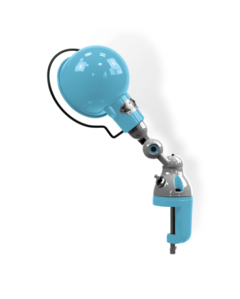 Signal Si302 Bordlampe Klemme Fra Jield Pastel Blue Blank Poleret