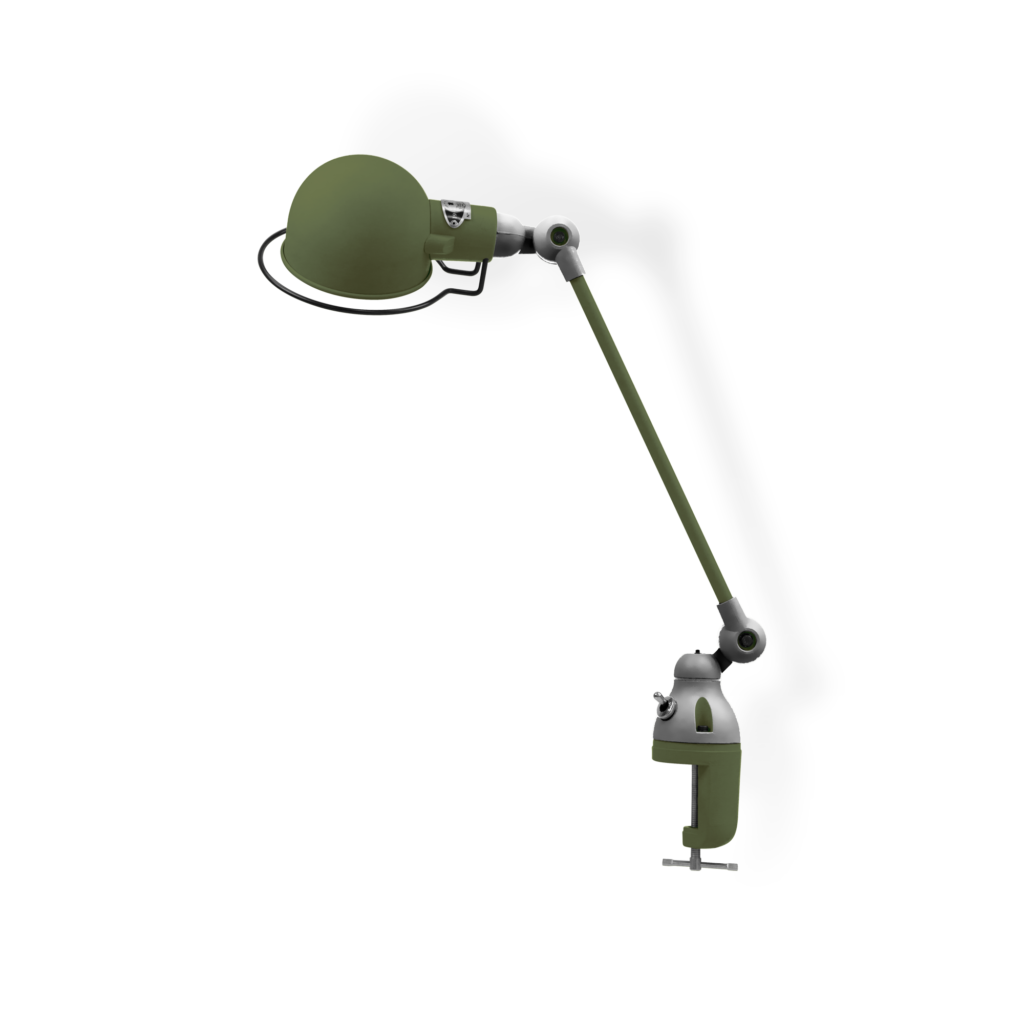 Signal Si312 Bordlampe Klemme Fra Jield Olive Green Blank Poleret