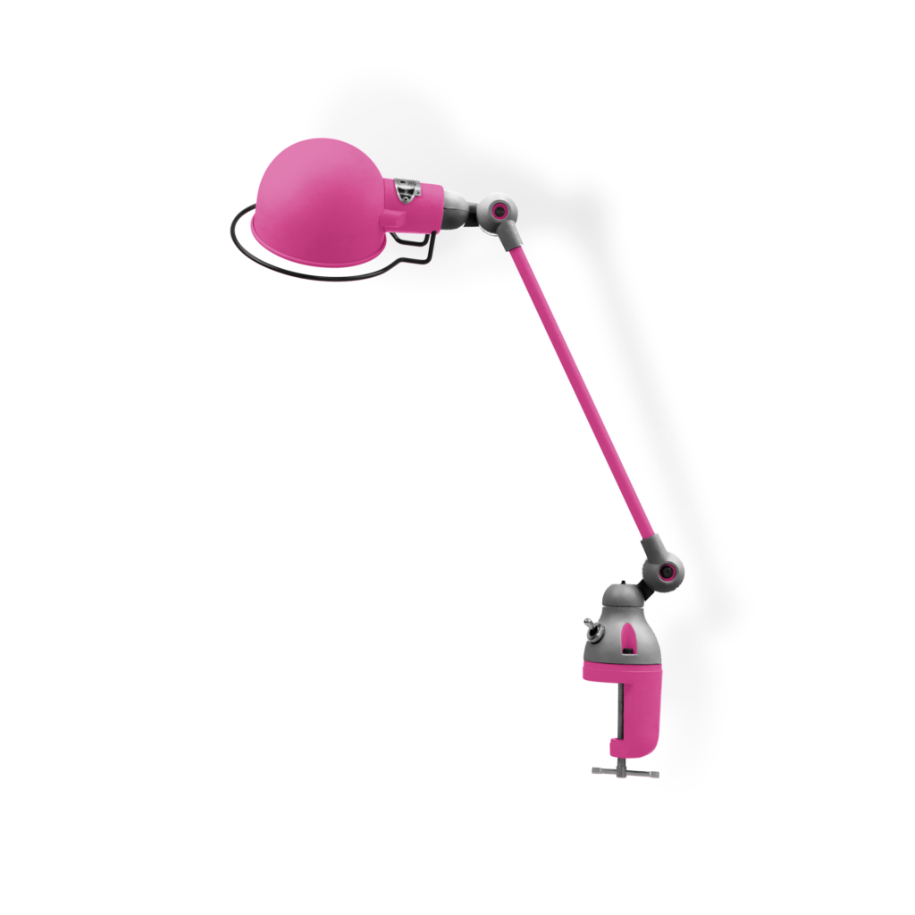 Signal Si312 Bordlampe Klemme Fra Jield Pink Blank Poleret