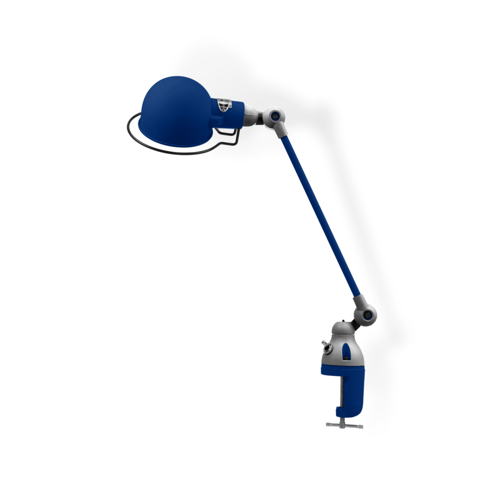 Signal Si312 Bordlampe Klemme Fra Jield Sapphire Blue Blank Poleret
