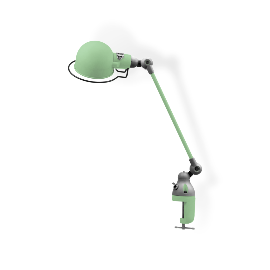 Signal Si312 Bordlampe Klemme Fra Jield Water Green Blank Poleret