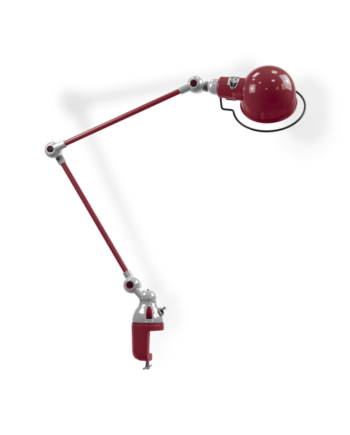 Signal Si332 Bordlampe Klemme Fra Jield Burgundy Blank Poleret
