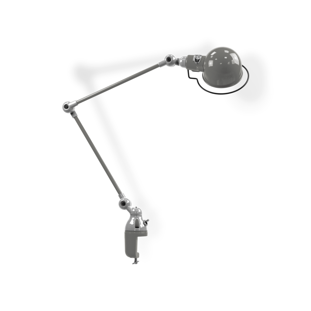 Signal Si332 Bordlampe Klemme Fra Jield Mouse Grey Blank Poleret