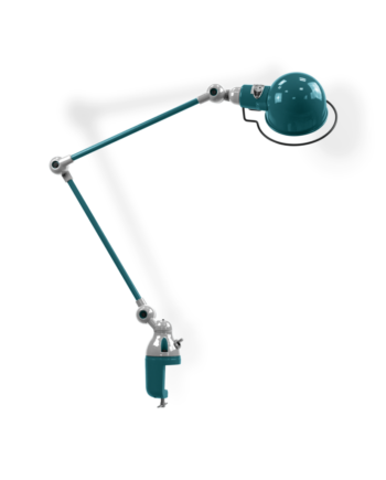 Signal Si332 Bordlampe Klemme Fra Jield Ocean Blue Blank Poleret