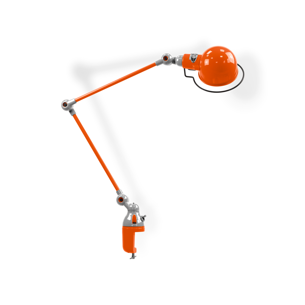 Signal Si332 Bordlampe Klemme Fra Jield Orange Blank Poleret
