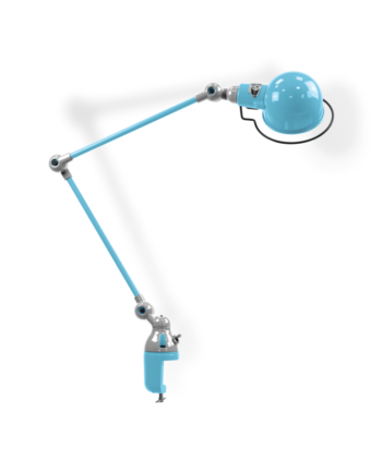 Signal Si332 Bordlampe Klemme Fra Jield Pastel Blue Blank Poleret