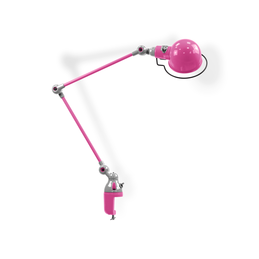 Signal Si332 Bordlampe Klemme Fra Jield Pink Blank Poleret