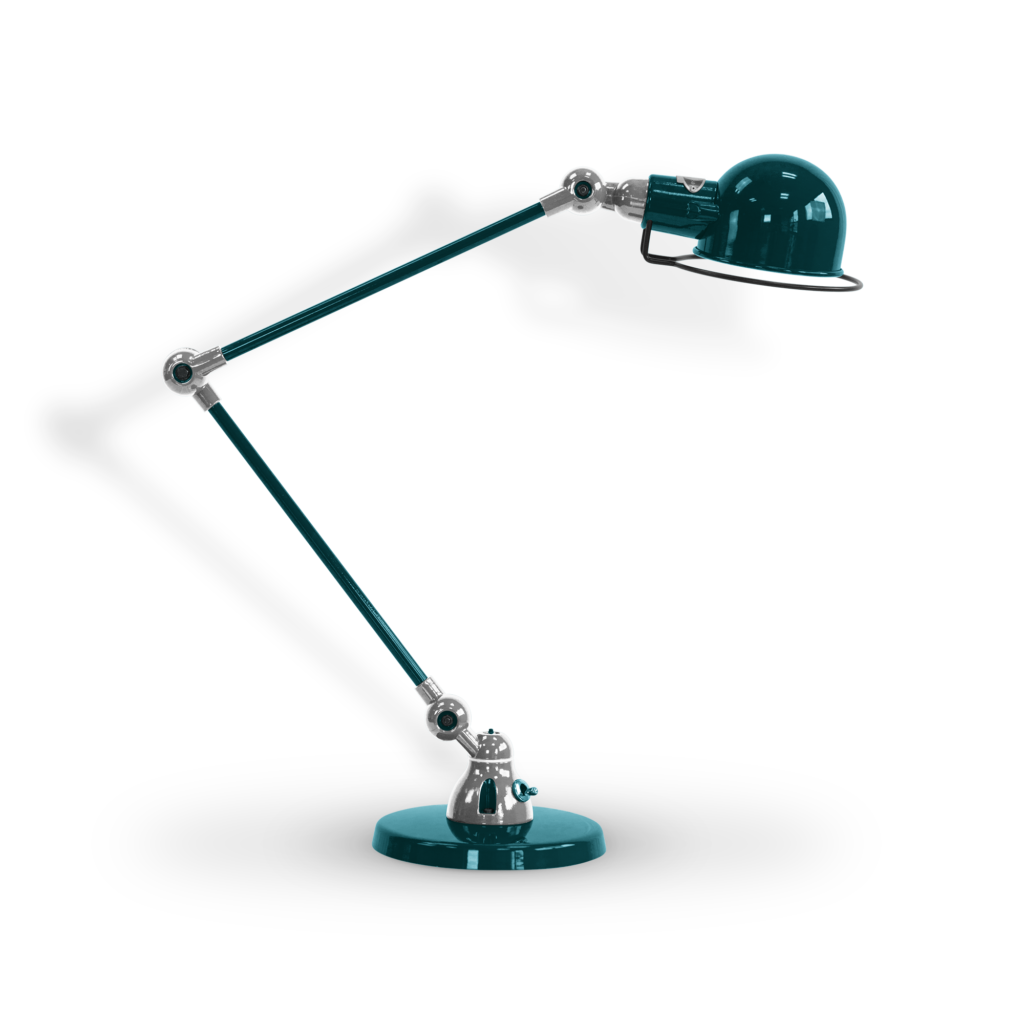 Signal Si333 Bordlampe Fra Jield Ocean Blue Blank Poleret