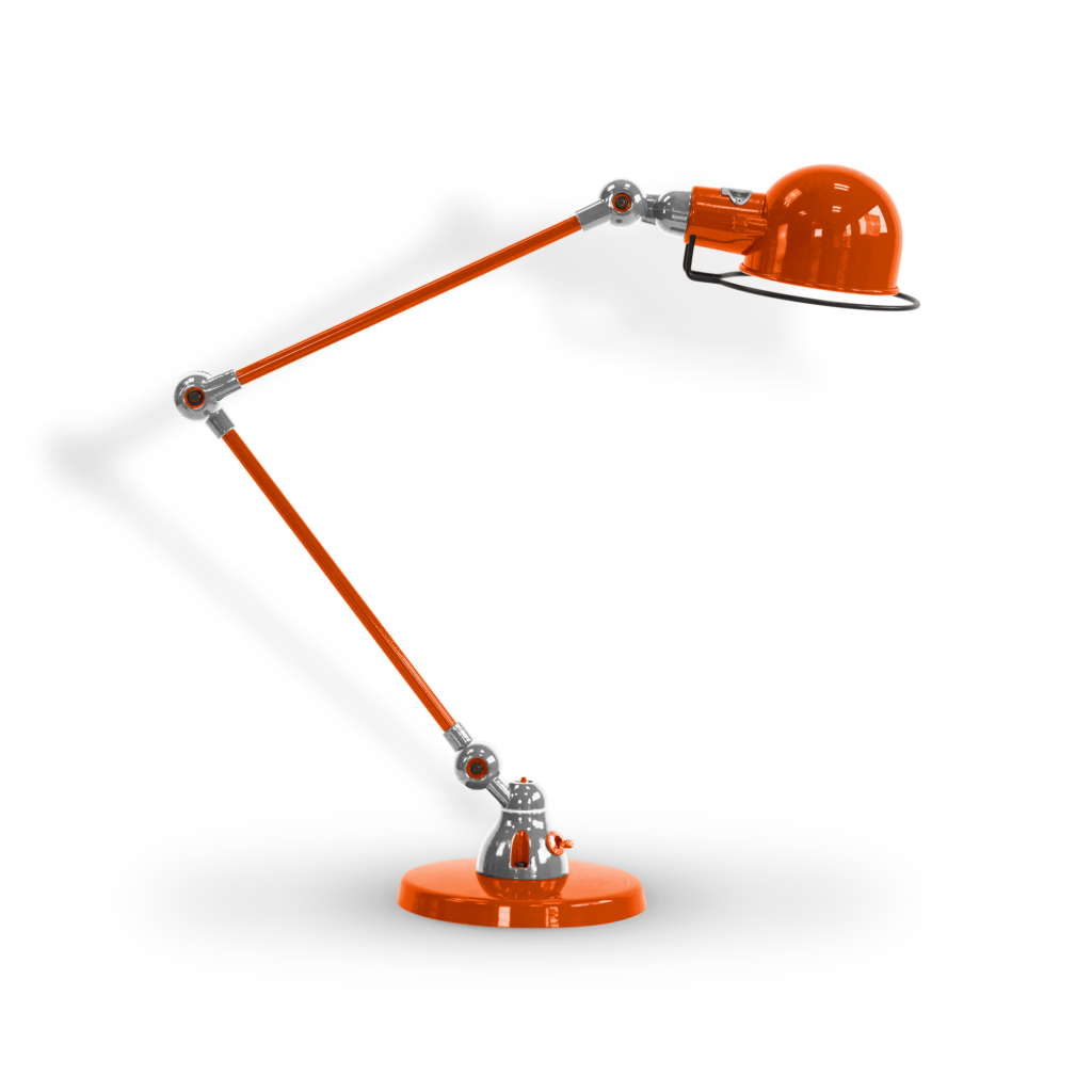 Signal Si333 Bordlampe Fra Jield Orange Blank Poleret