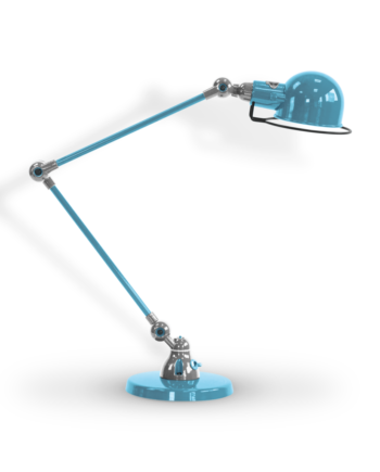 Signal Si333 Bordlampe Fra Jield Pastel Blue Blank Poleret