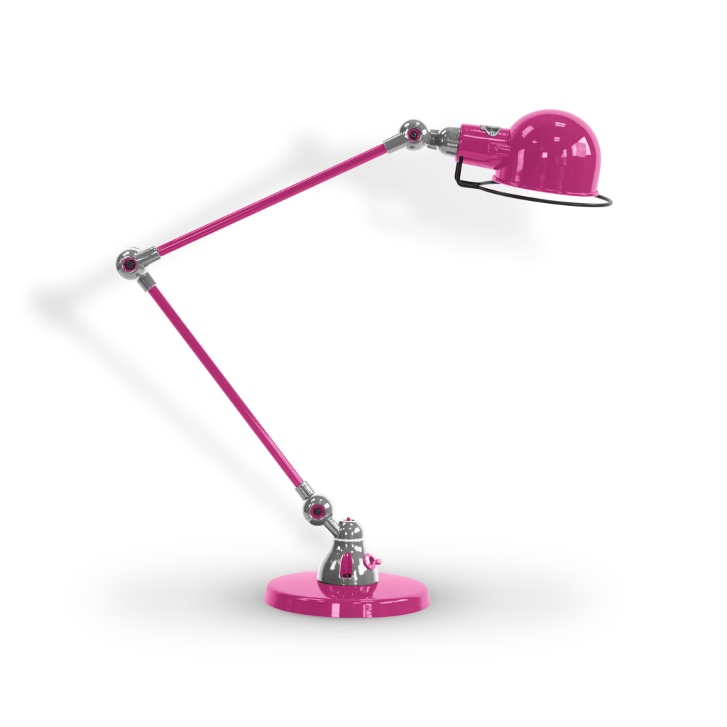 Signal Si333 Bordlampe Fra Jield Pink Blank Poleret