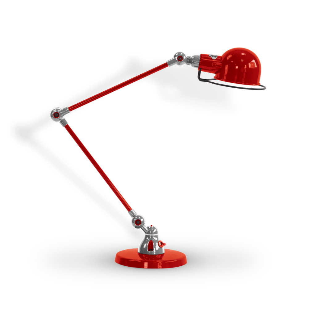 Signal Si333 Bordlampe Fra Jield Red Blank Poleret