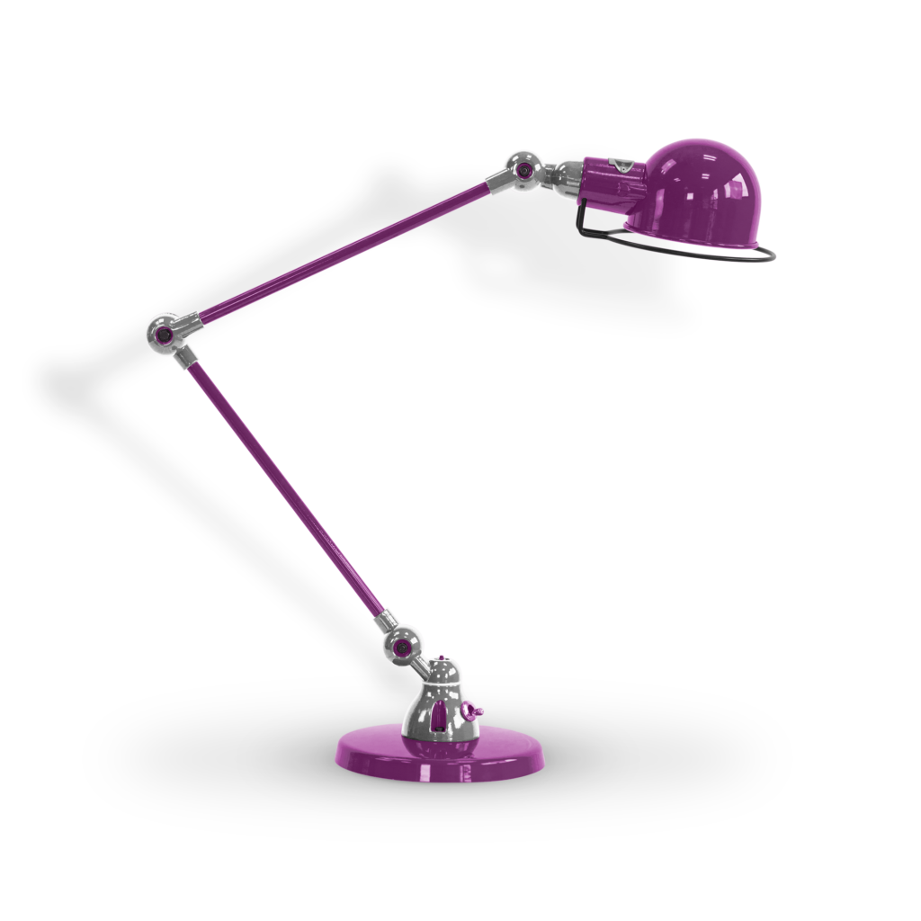Signal Si333 Bordlampe Fra Jield Violet Fuschia Blank Poleret