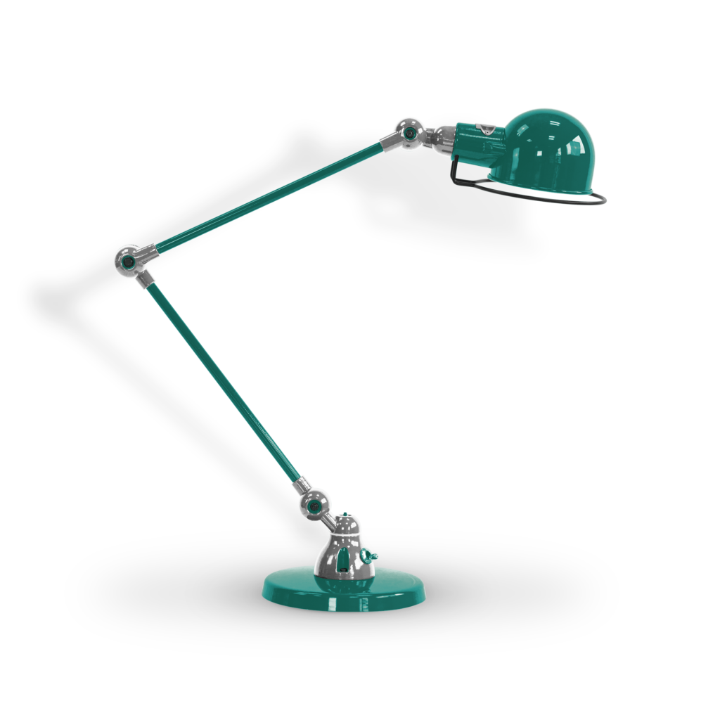 Signal Si333 Bordlampe Fra Jield Water Blue Blank Poleret