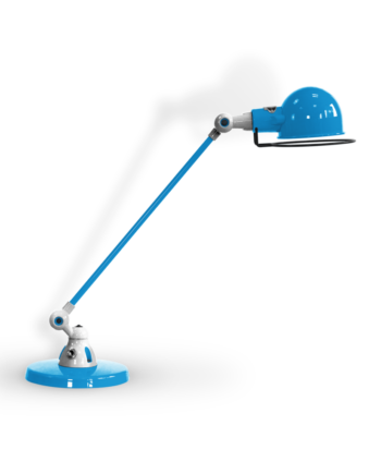 Signal Si400 Bordlampe Fra Jield Light Blue Blank Poleret