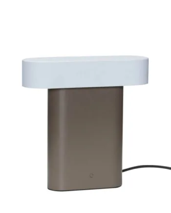 Sleek Bordlampe Brun Lysegrå