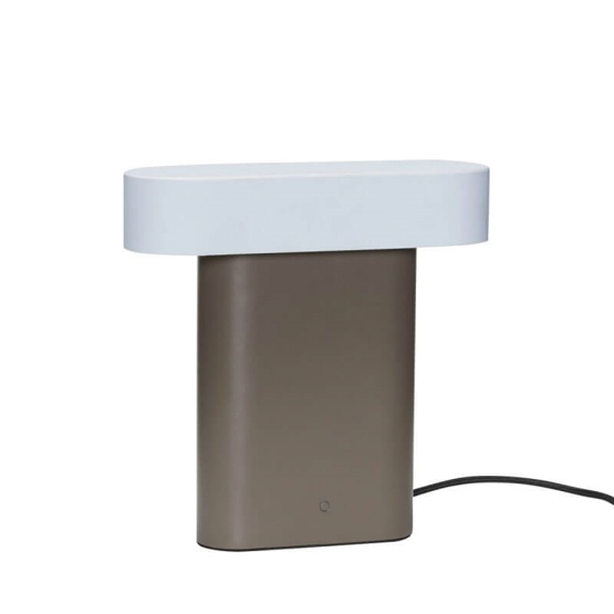 Sleek Bordlampe Brun Lysegrå