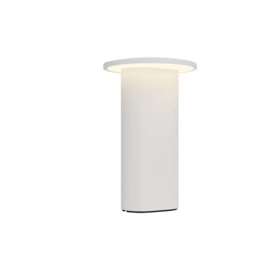 Solae Portable Batterilampe Bordlampe Hvid