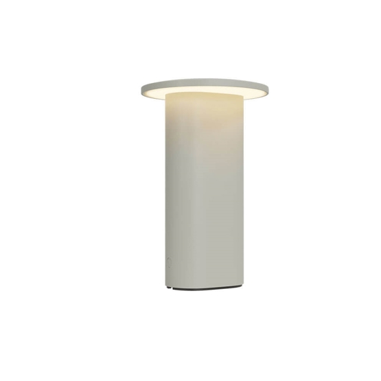 Solae Portable Batterilampe Bordlampe Varm Grå