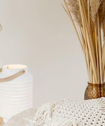Sorbas Bordlampe Hvid Keramik Højde