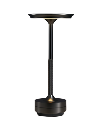 Sort Led Bordlampe Med Touch Dæmpning Justerbar Farvetemperatur Cct 500lm Ra80 Ip20