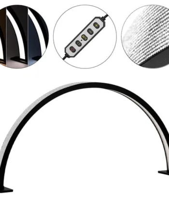 Sort Moon Lampe Med Rhinsten Led Bordlampe Gnb