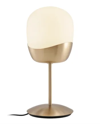Spring Bordlampe Usb Messing Opal