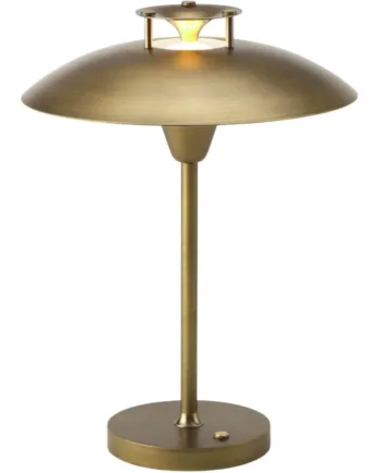 Stepp Portable Bordlampe Fra Halo Design Antik Brass