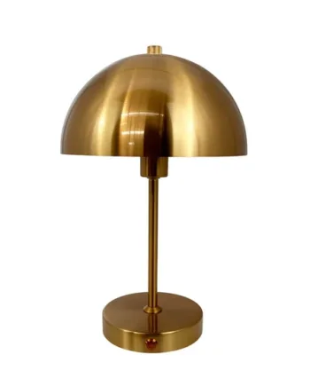 Stockholm Led Bordlampe Batterilampe Antik Messing