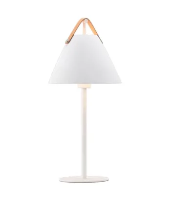 Strap Bordlampe Hvid