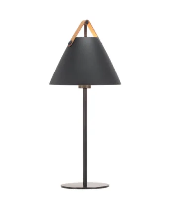 Strap Bordlampe Sort