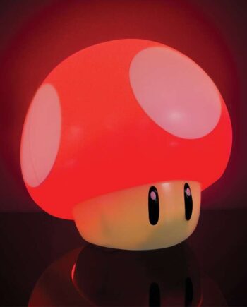 Svampeformet Super Mario Bordlampe