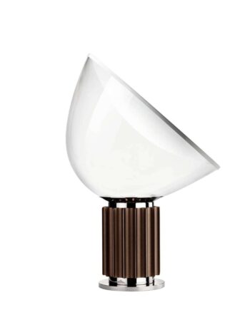 Taccia Bordlampe Akrylskærm Led Bronze Flos