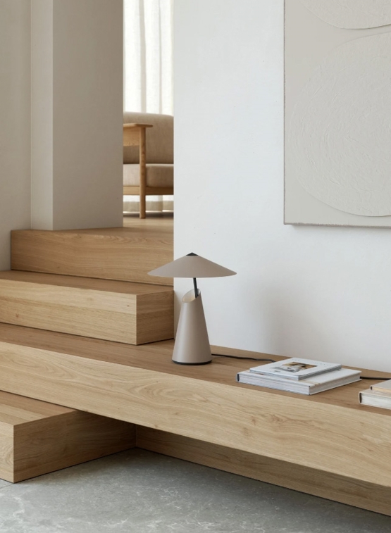 Taido Bordlampe Brun