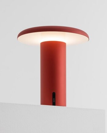 Takku Bordlampe Anodiseret Rød Artemide
