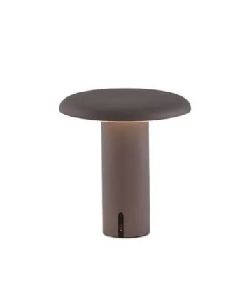Takku Bordlampe Batterilampe Anodiseret Grå