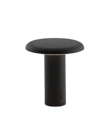 Takku Bordlampe Batterilampe Lakeret Sort
