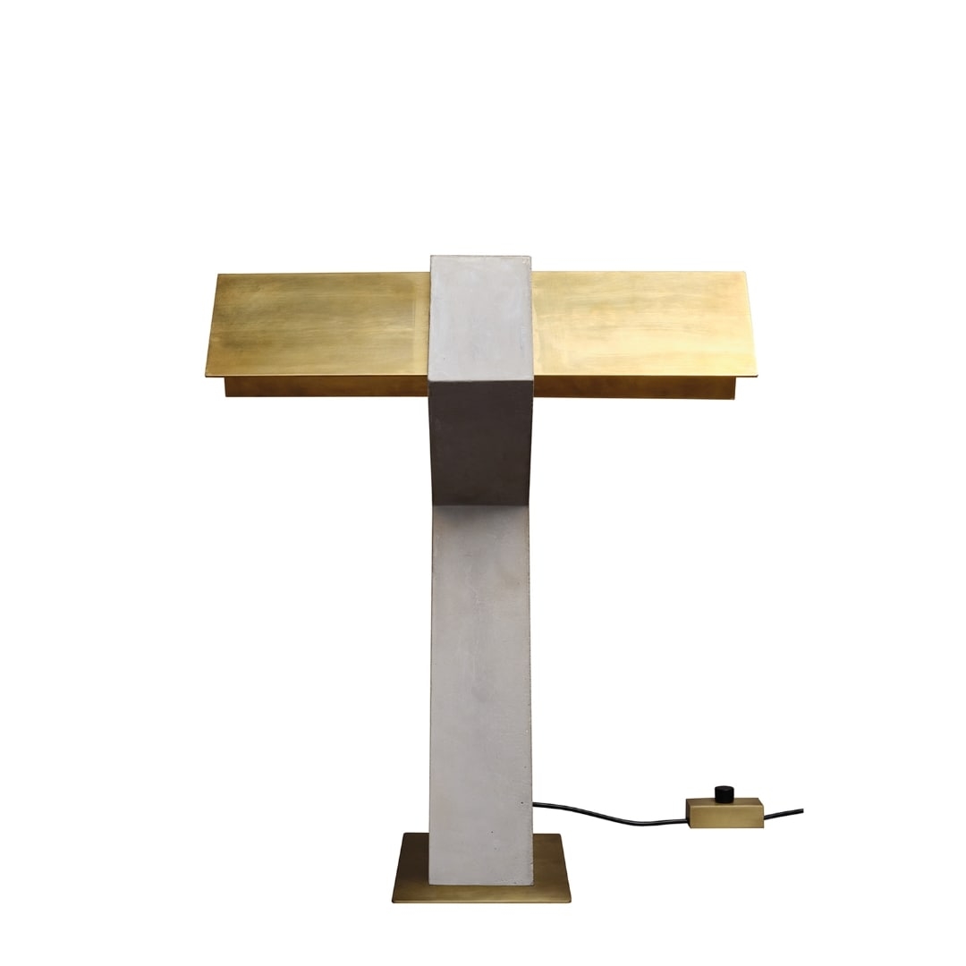Tau Bordlampe Messing Dcw Editions