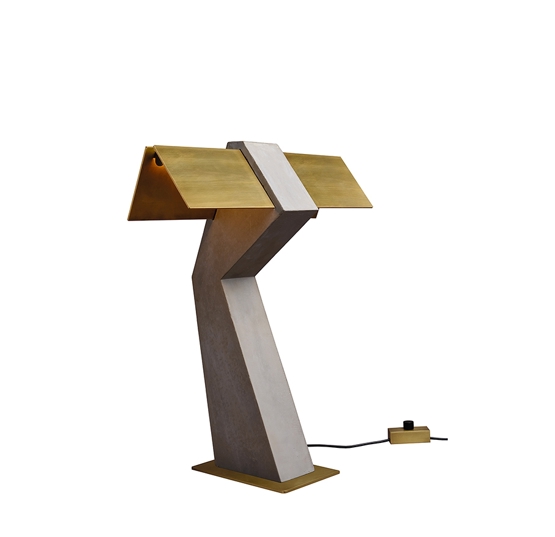 Tau Bordlampe Messing