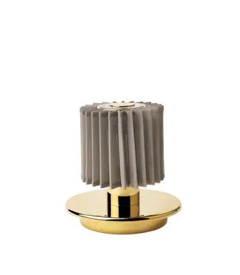 The Sun 130 Batterilampe Bordlampe Guld Sølv