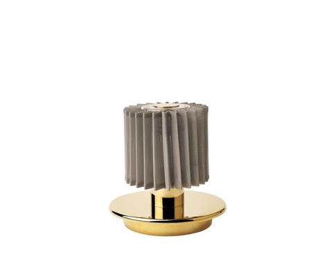 The Sun 130 Batterilampe Bordlampe Guld Sølv