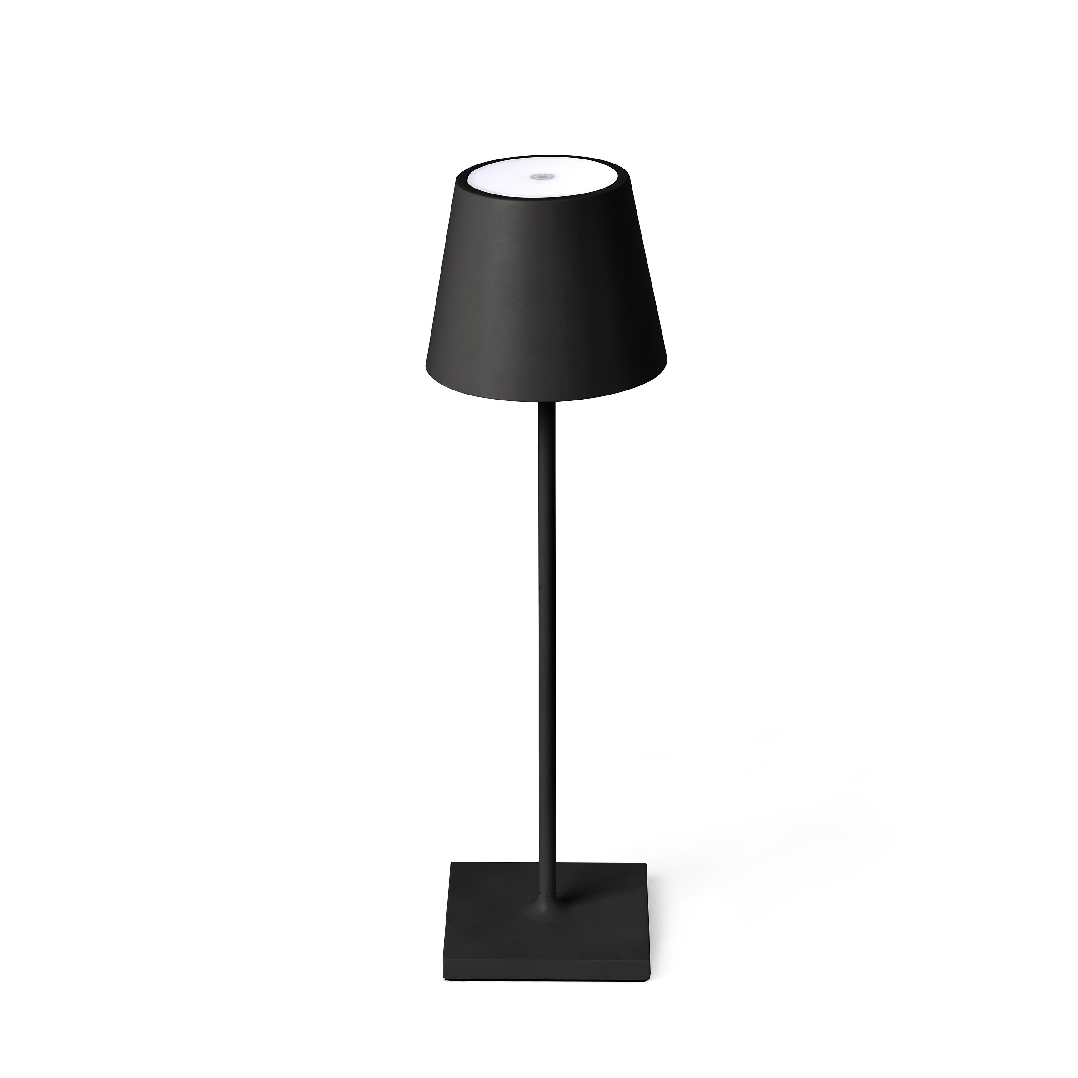 Toc Led Transportable Bordlampe Faro Sort