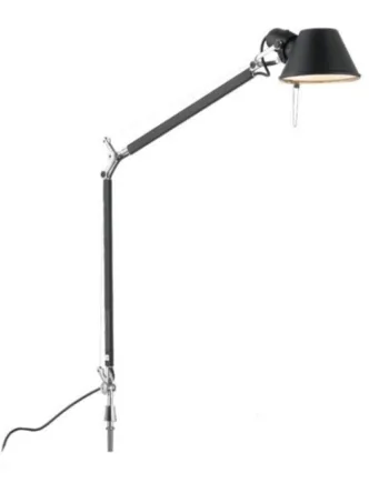 Tolomeo Bordlampe Sort Bordbolt