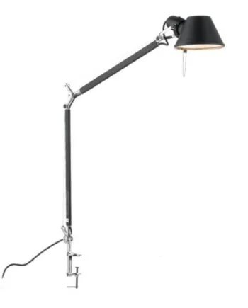 Tolomeo Bordlampe Sort Bordklemme